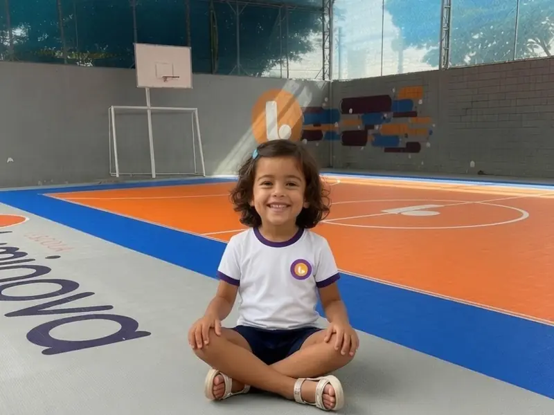 Crianças da turma G3 da Educação Infantil Luminova